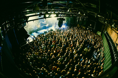 Live concert inside Botanique in Brussels